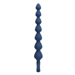 MR PLAY - PERLE ANALALI IN SILICONE BLU E PLUG ANAL 26,7 CM